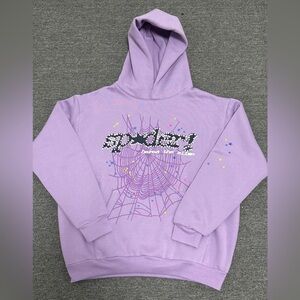 Sp5der purple hoodie